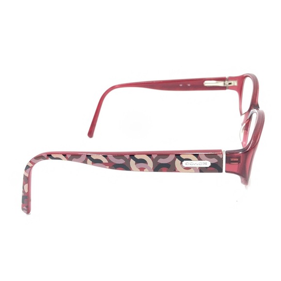 Coach Baila 2034 Pink Transparent Oval Eyeglasses Frames 50-15 135 Designer - Picture 4 of 12
